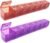 2 Pack Weekly Pill Organizer, Large 7 Day Pill Case, Daily Vitamin Case Medicine Box, AM/PM Pill Containers for Medicine Supplements Fish Oil (Red & Purple)